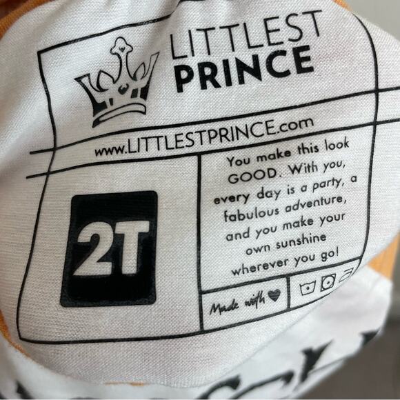 Littlest Prince White Orange " Witch Better Have My Candy" Long Sleeve T Shirt 2 - Picture 4 of 5